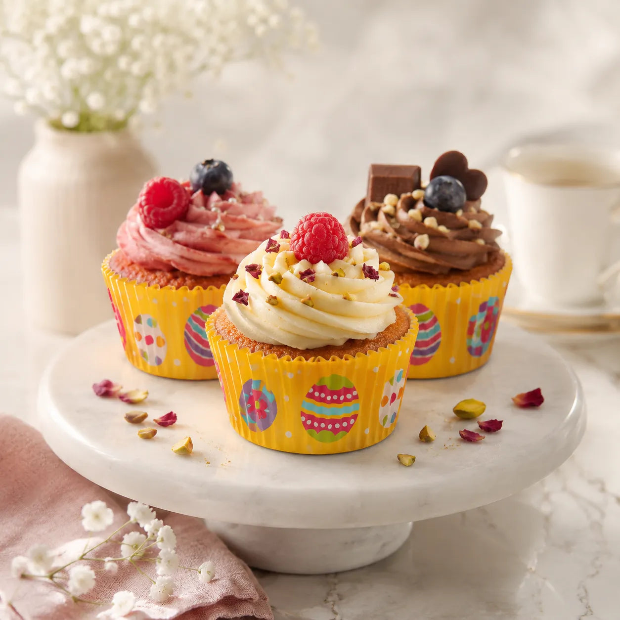 Caissette Cupcake Œuf de Pâques 