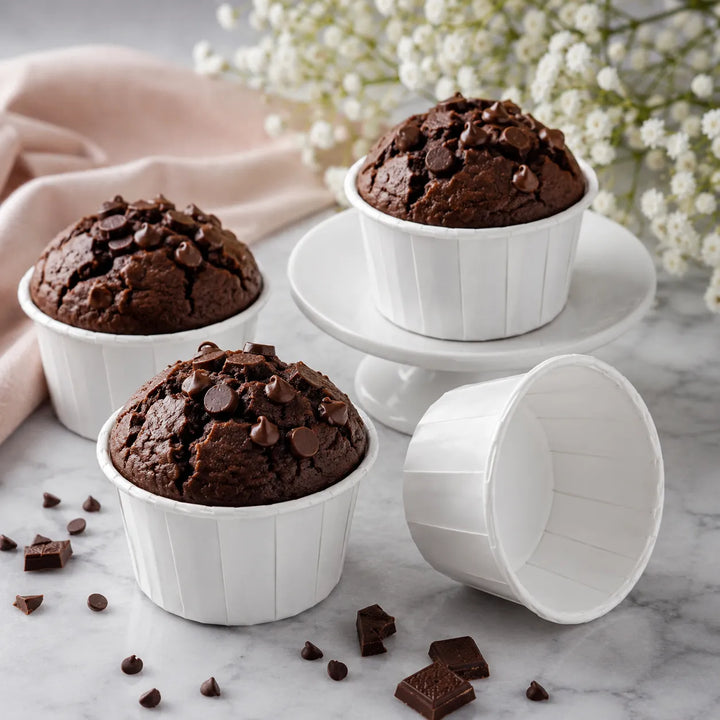 Caissette Muffin Blanche