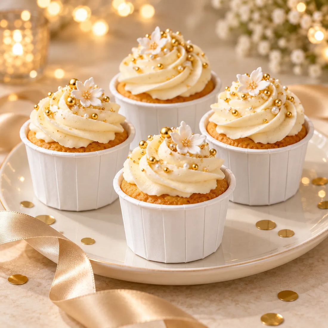 Caissette Muffin Blanche classe