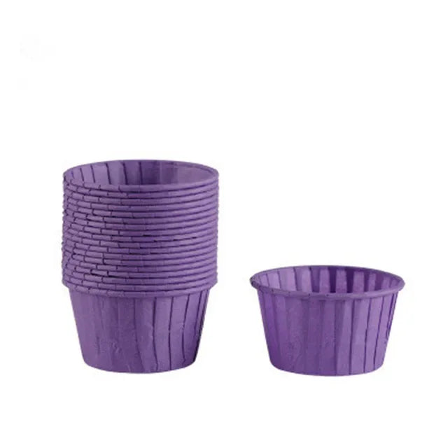 Caissette Muffin En Papier Violet raffiné