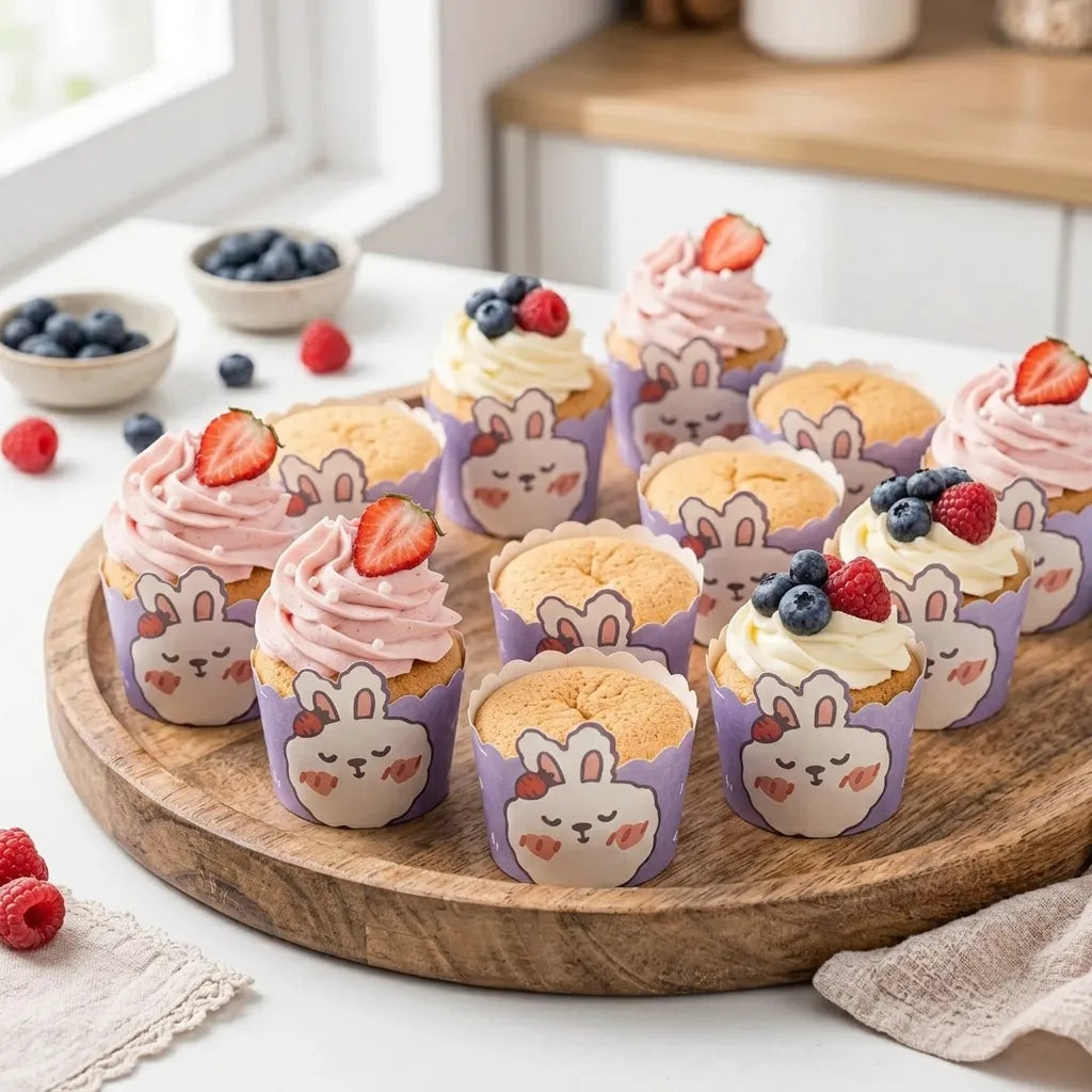Caissette à Muffin Lapin Mignon Résistant