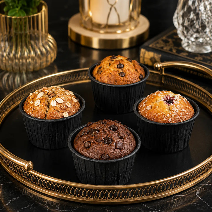 Caissette Muffin Noire Epurée