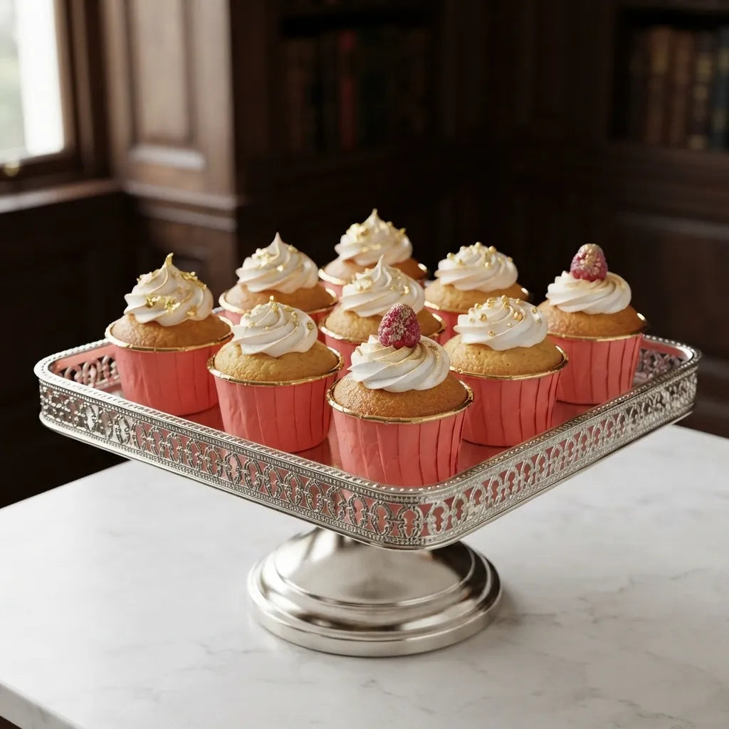 Caissette à Muffin Rouge et Doré Résistant