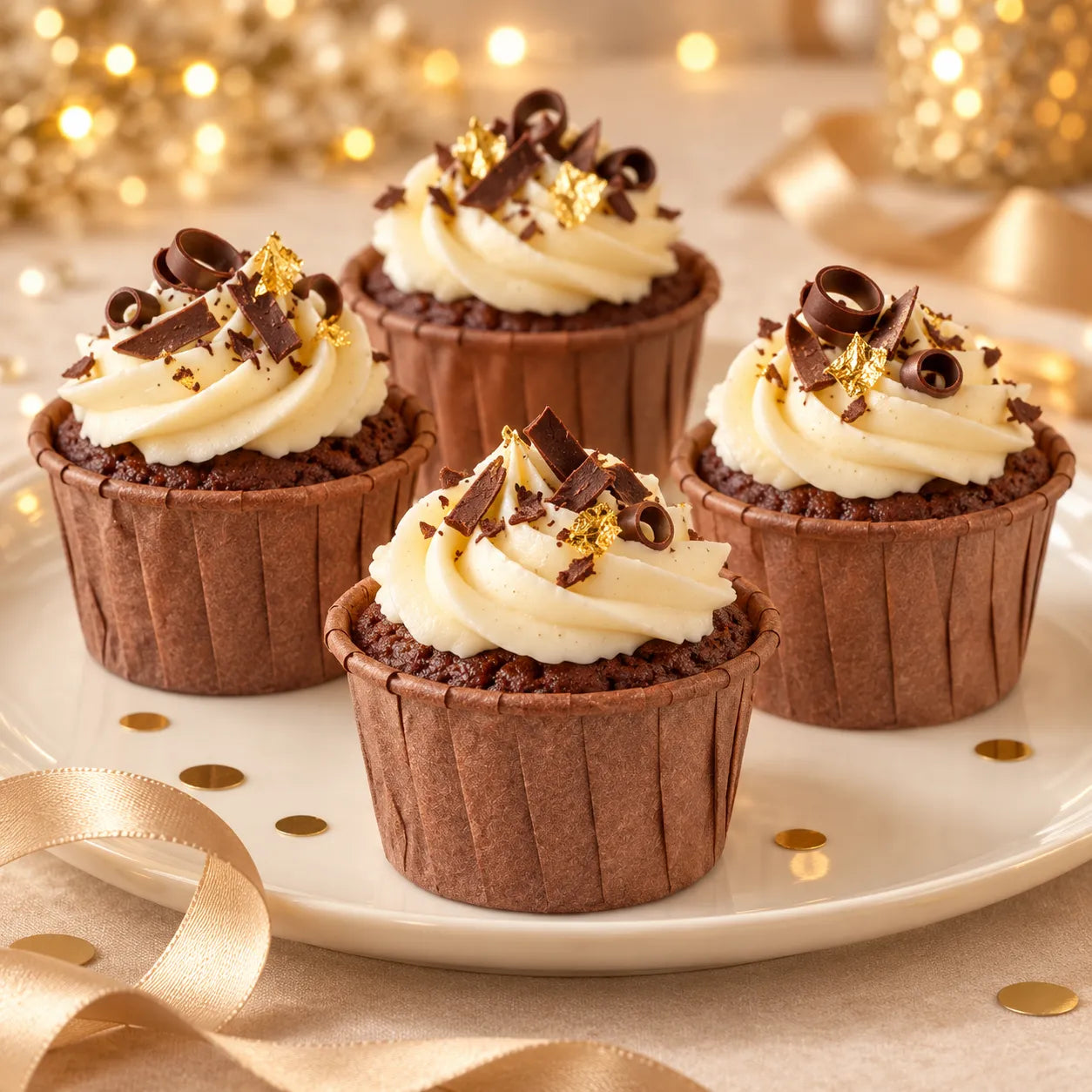 Caissette Muffin en Papier Marron naturel