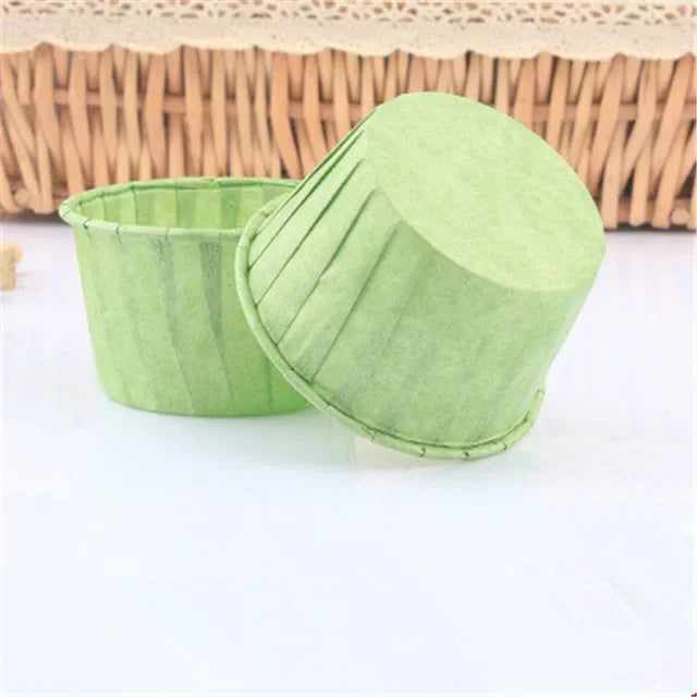Caissette à Muffin en Papier Vert Nature