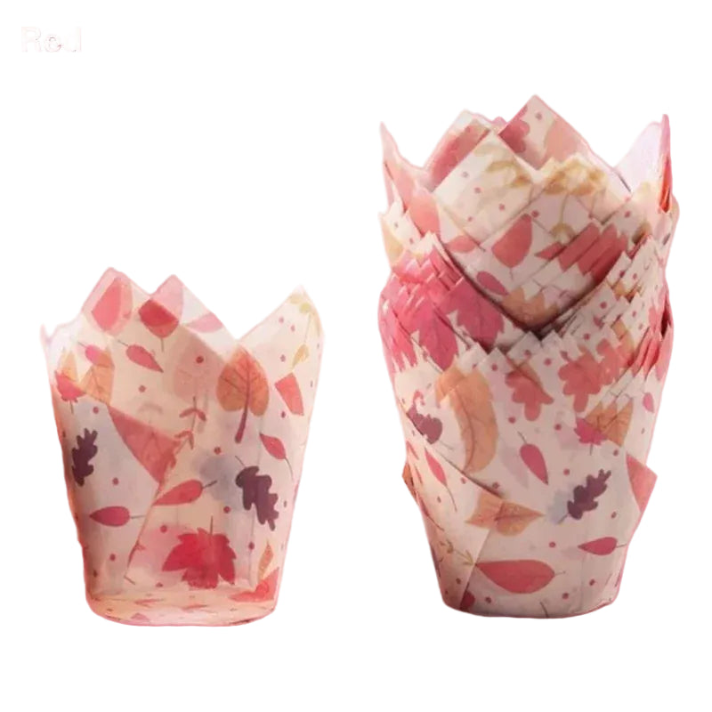 Caissette Pour Cupcake à Feuillages Elégant