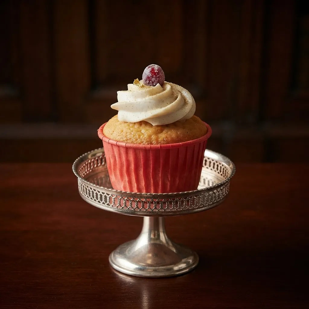Caissette Pour Muffin en Papier Rouge Minimaliste