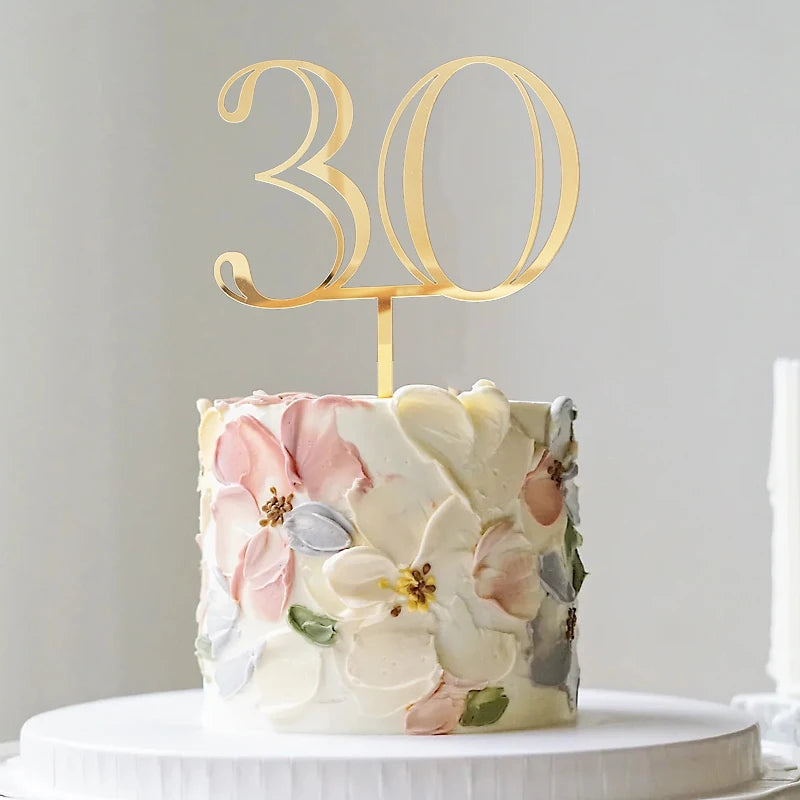 Cake Topper 30 Unique