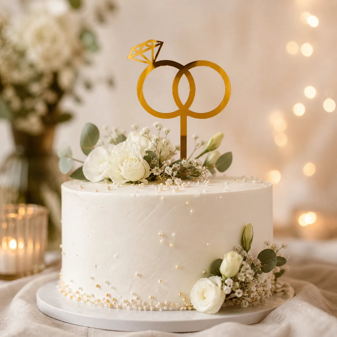 Cake Topper Alliances Chic