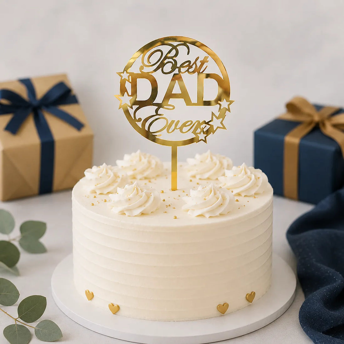 Cake Topper Best Dad Ever