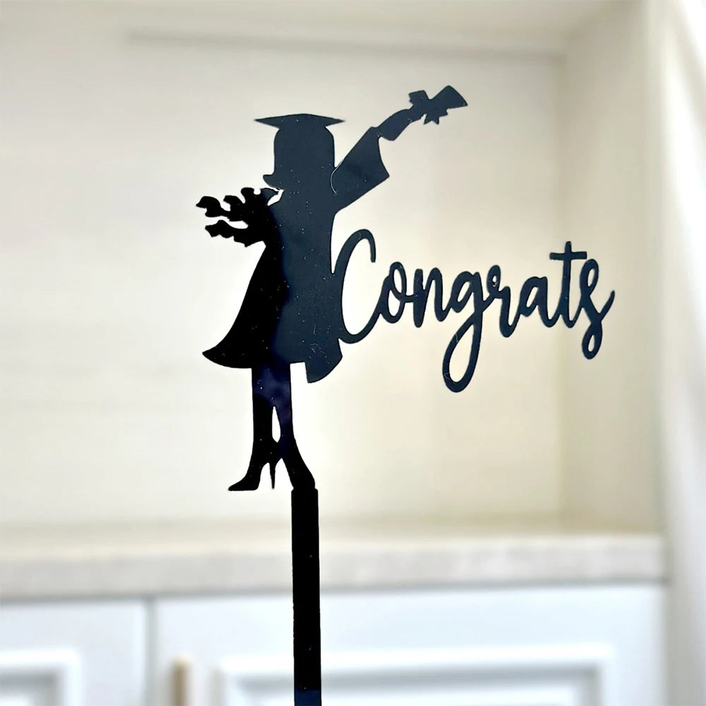 Cake Topper « Congrats » Chic