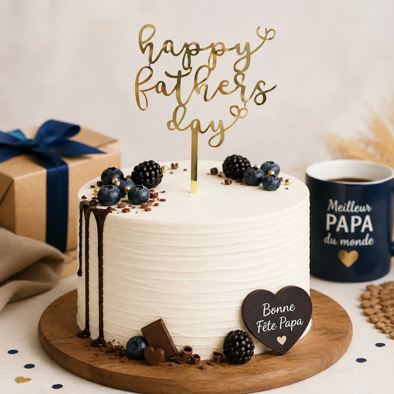 Cake Topper Déco Fête des Pères