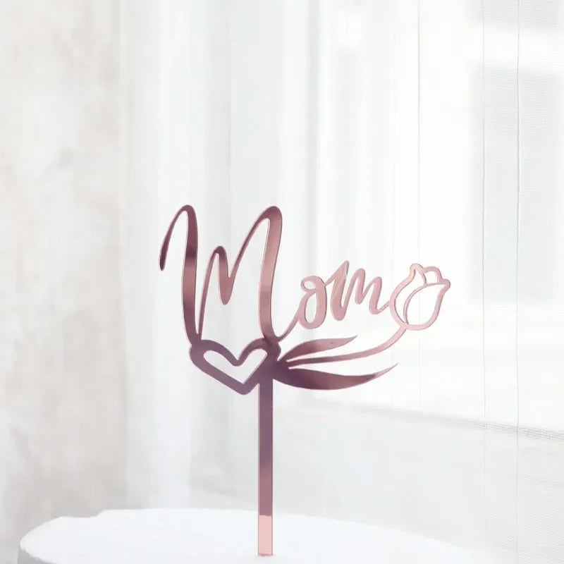 Cake Topper Décoratif Mom Unique