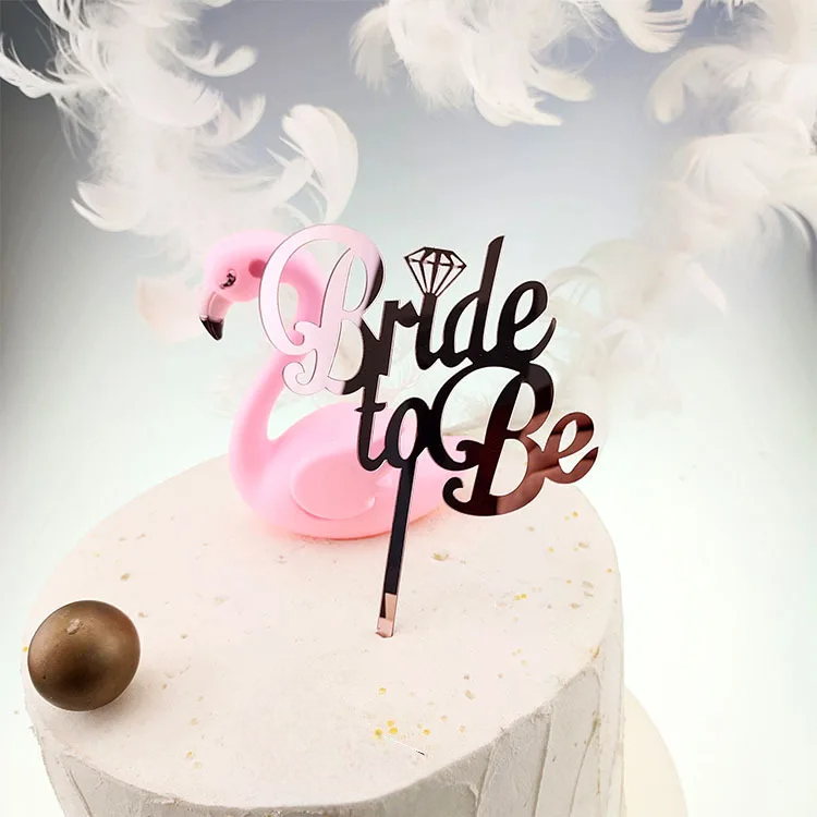 Cake Topper EVJF Rose Gold Unique
