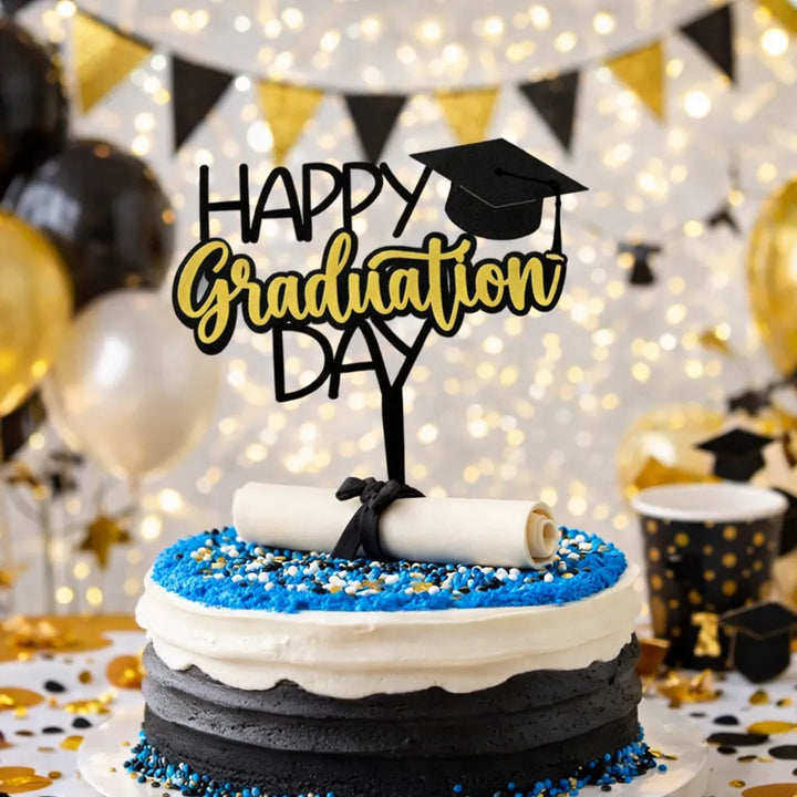 Cake Topper Happy Graduation