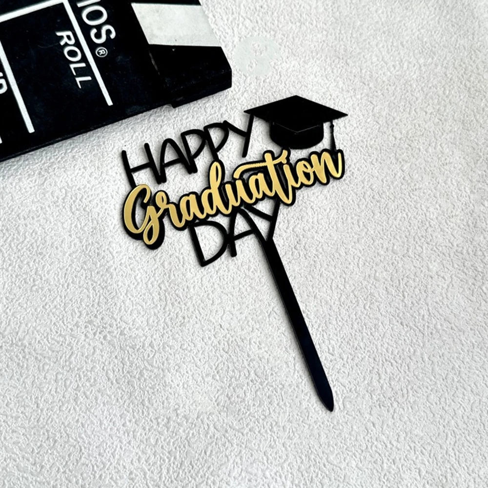 Cake Topper Happy Graduation Unique