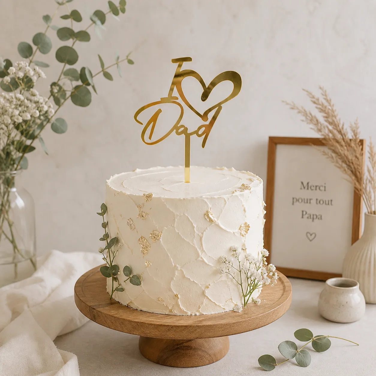 Cake Topper I Love Dad