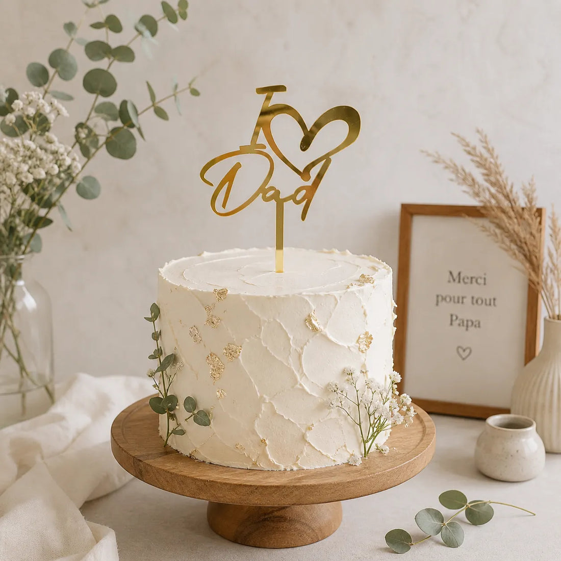 Cake Topper I Love Dad