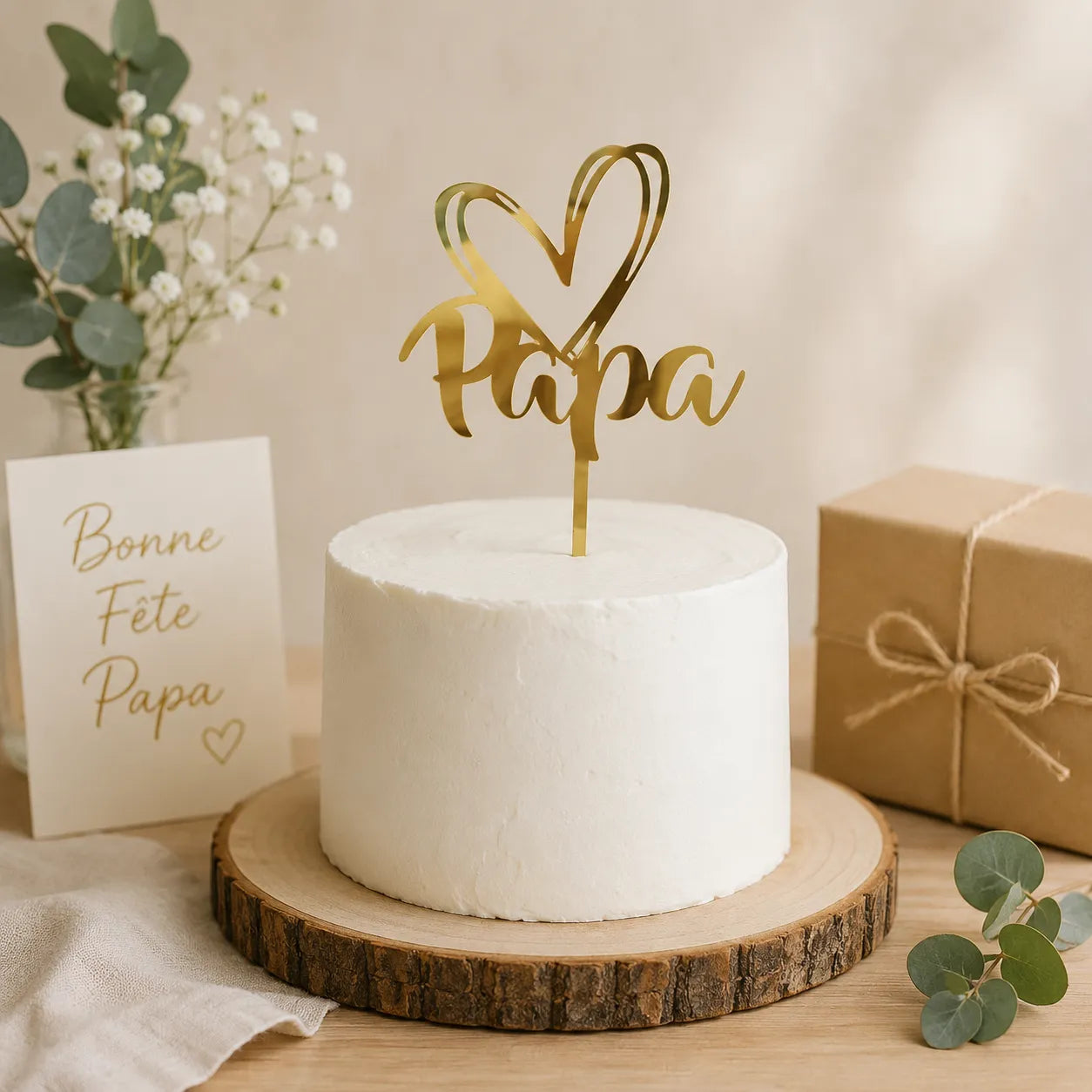 Cake Topper Papa