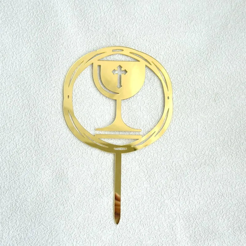 Cake Topper Première Communion Chic