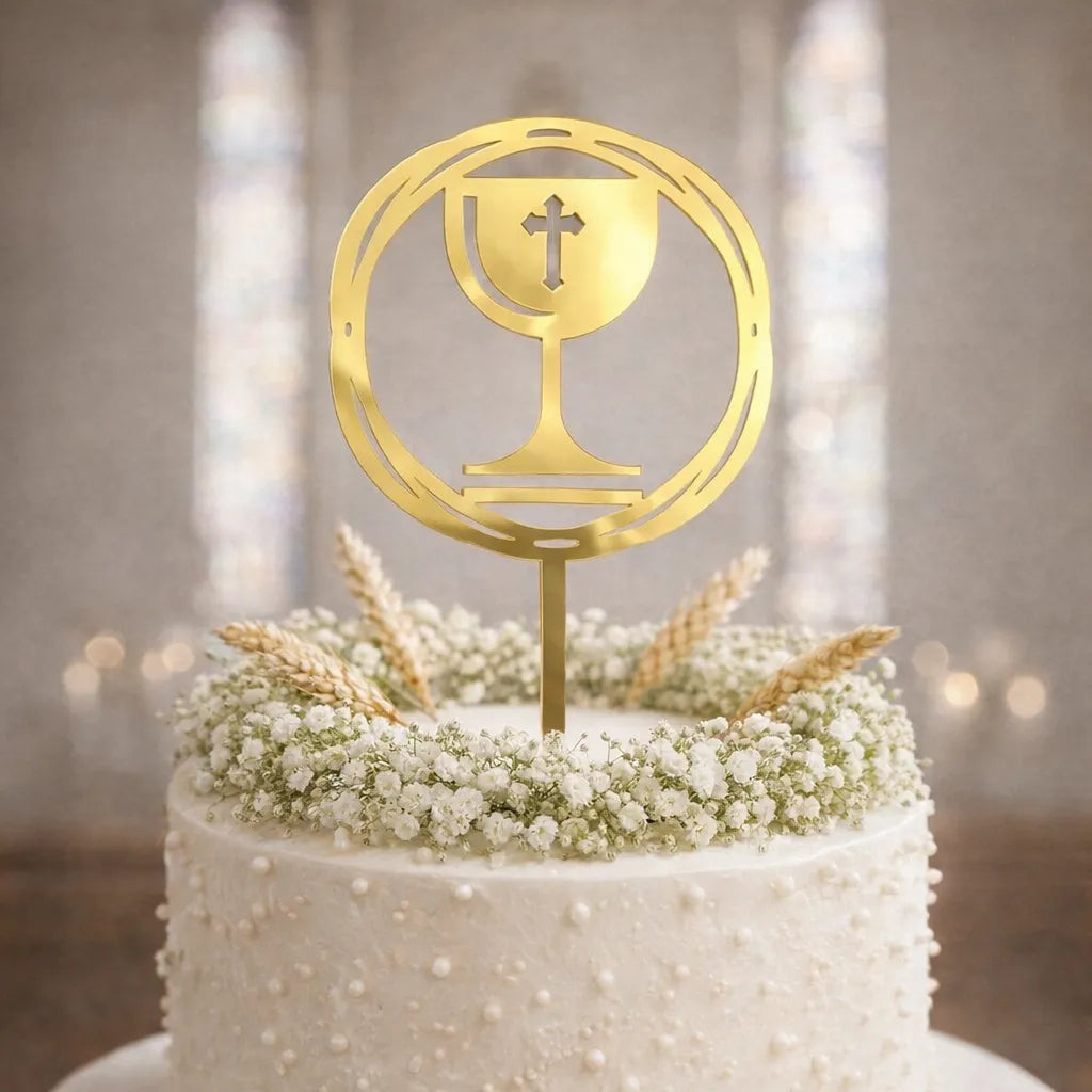 Cake Topper Première Communion Unique