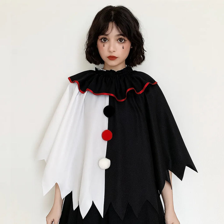 Cape Clown Noire et Blanche