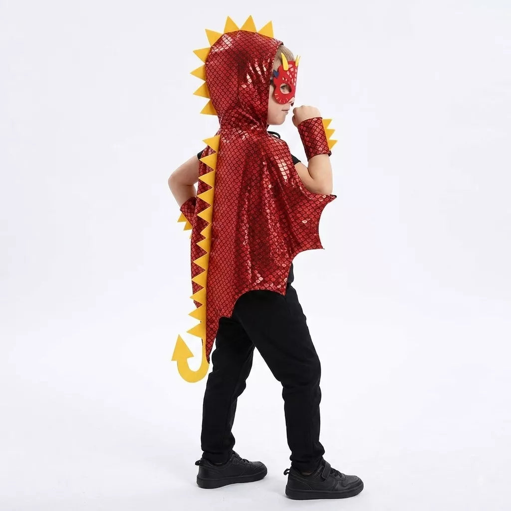 Cape Dinosaure Rouge Original