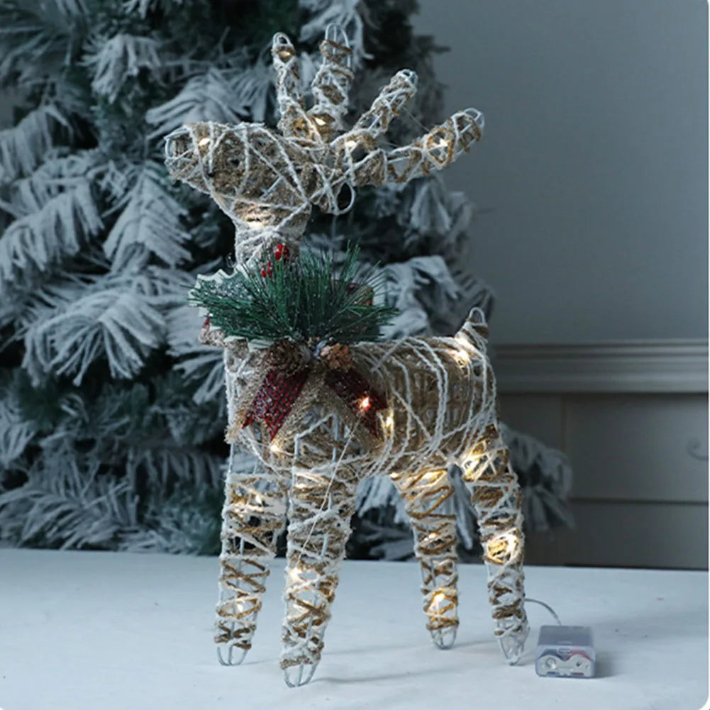 Cerf Design Rustique Lumineux