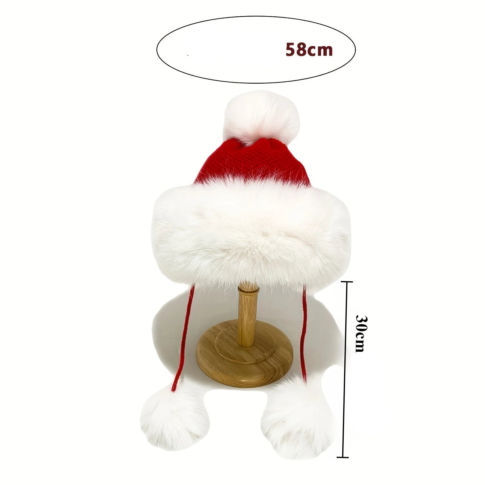 Chapeau de Noël à Pompons Mignon