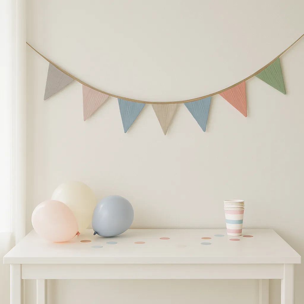 Guirlandes Anniversaire en Tissu