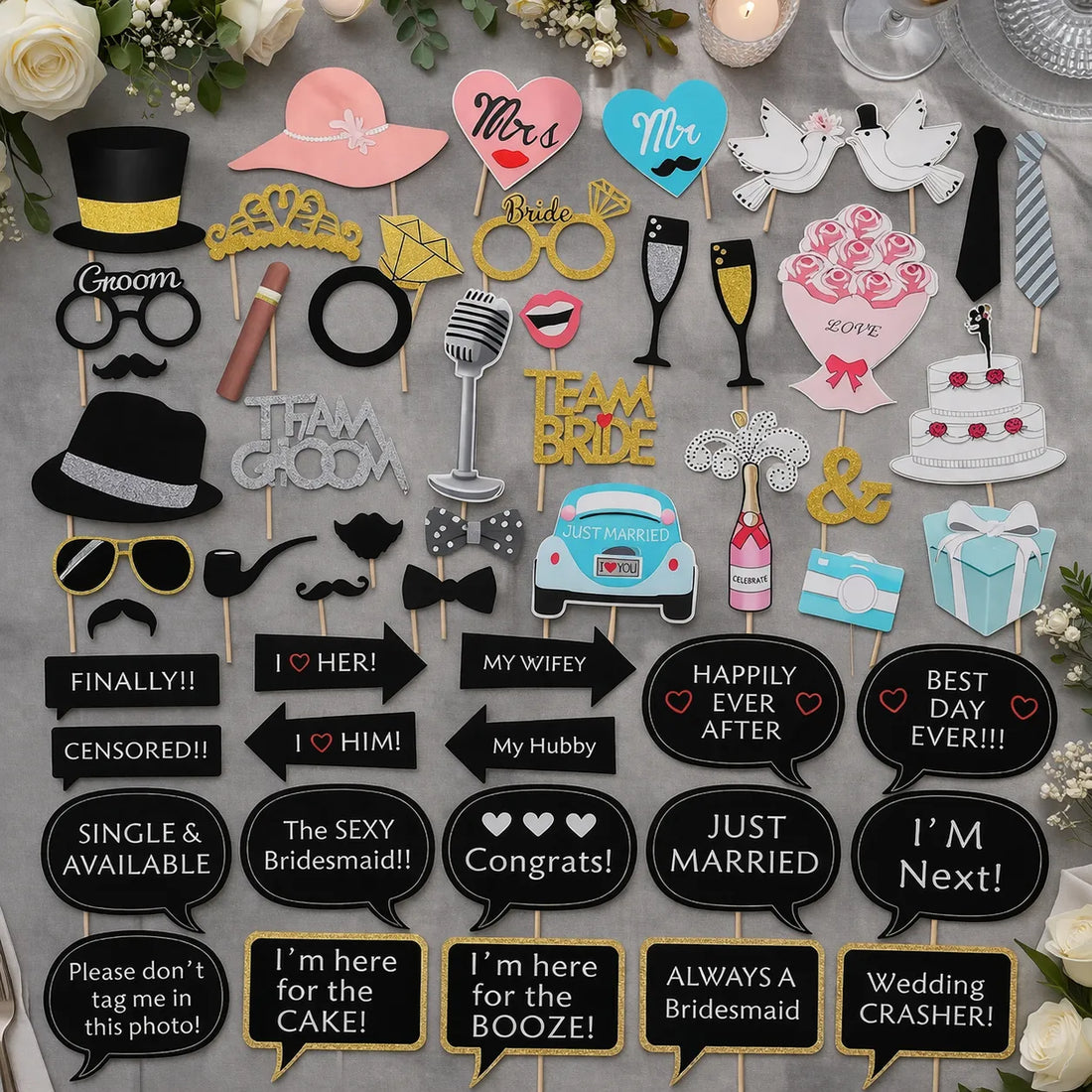 Lot d’Accessoires Photographie Mariage