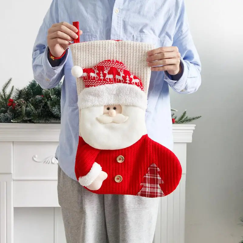 Chaussette Noël XXL Père Noël cocooning