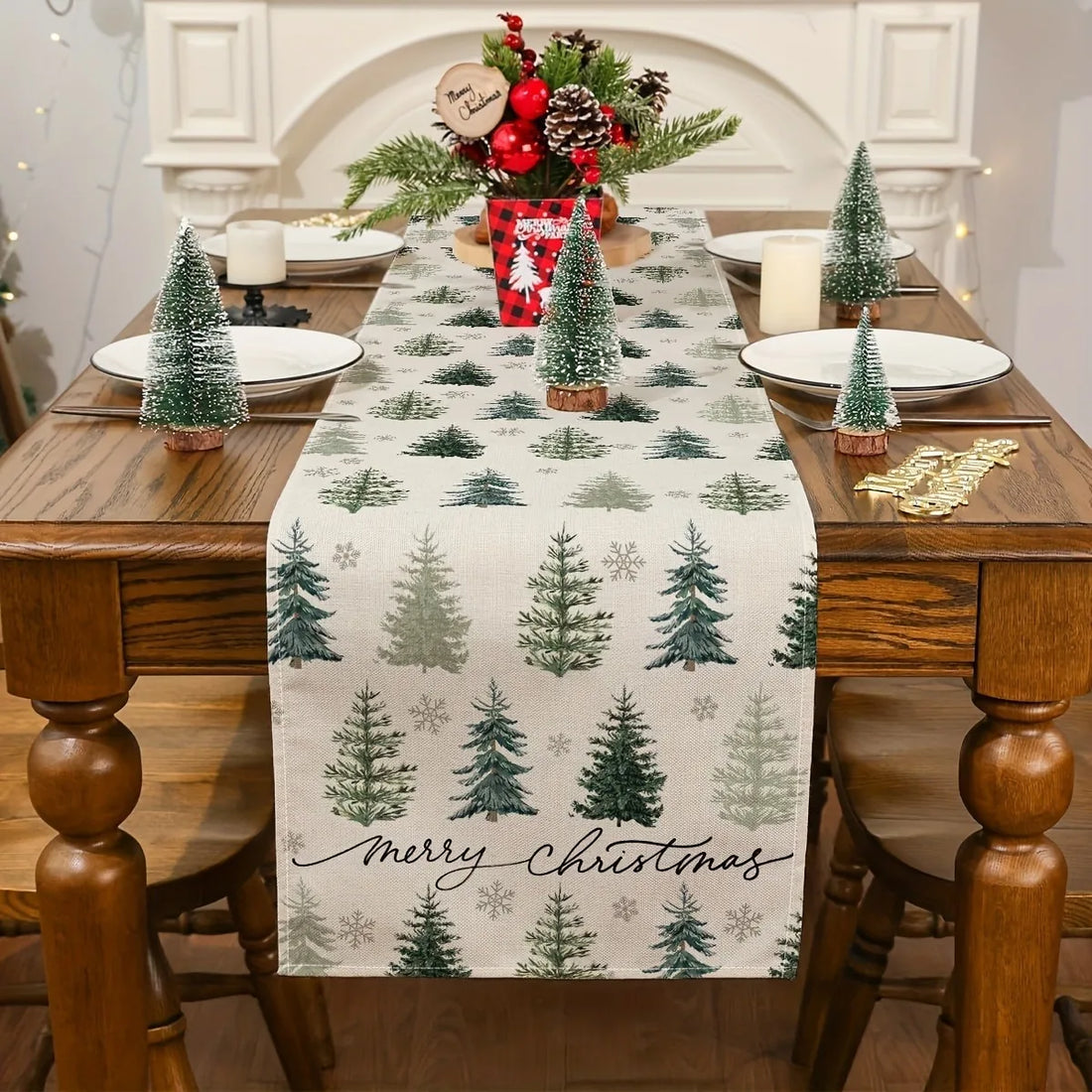 Chemin de Table Arbre de Noël