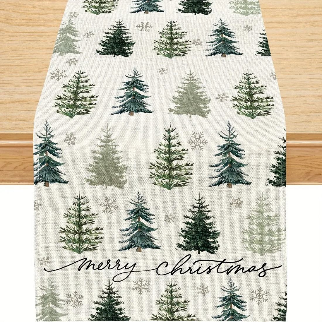 Chemin de Table Arbre de Noël Doux