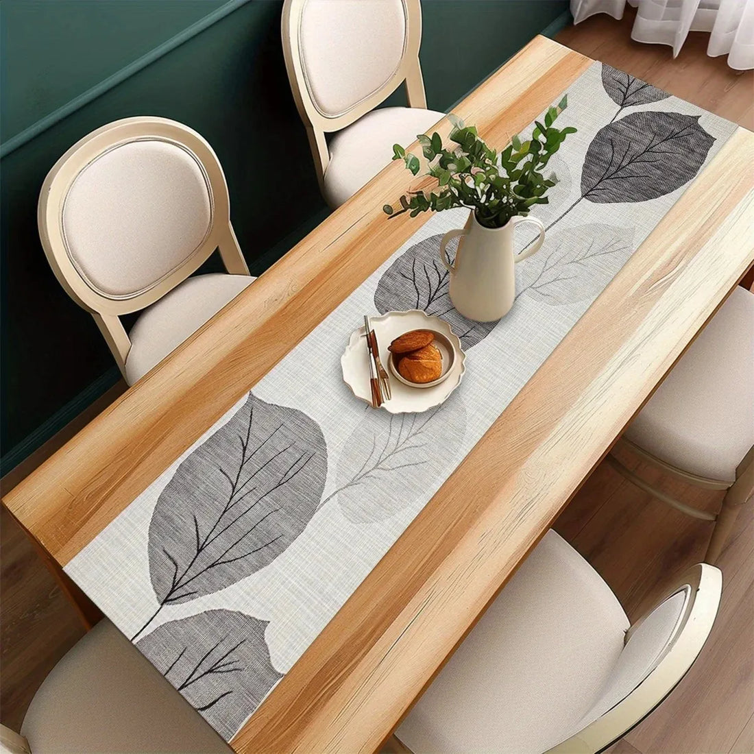 Chemin de Table à Feuillages Unique