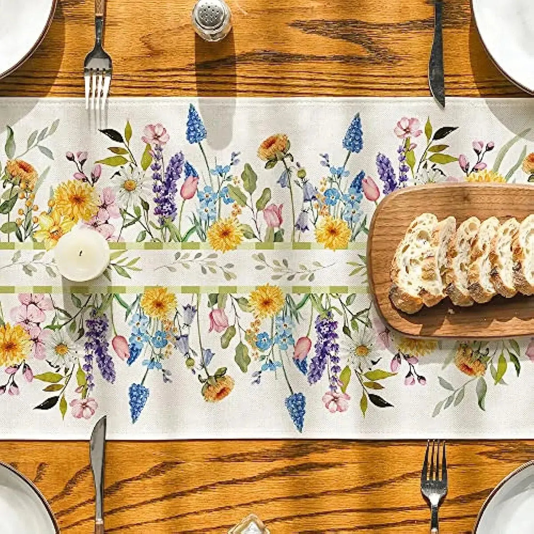 Chemin de Table Fleuri Festif