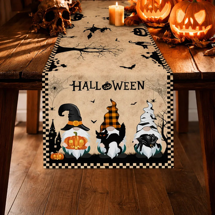 Chemin de Table Halloween Beige