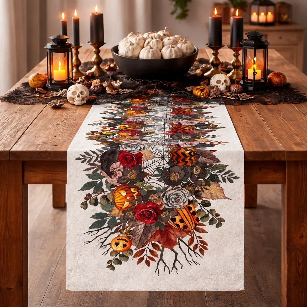 Chemin de Table Halloween Chic