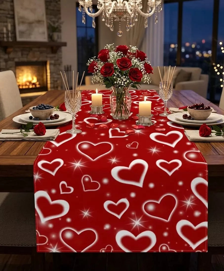Chemin de Table Saint-Valentin Romantique Original