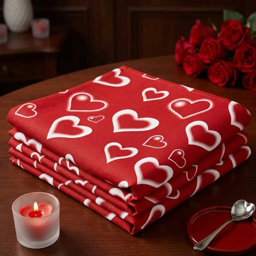Chemin de Table Saint-Valentin Romantique Unique