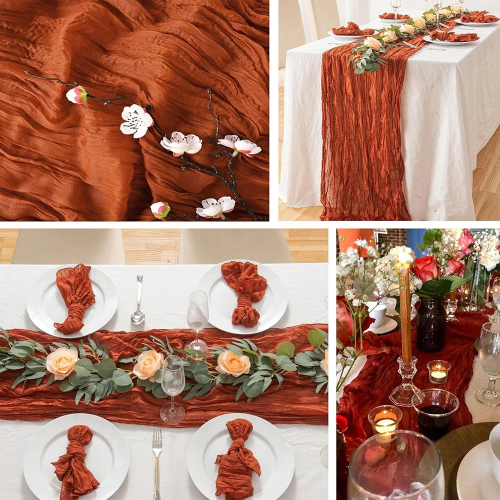 Chemin de Table Terracotta Stylé