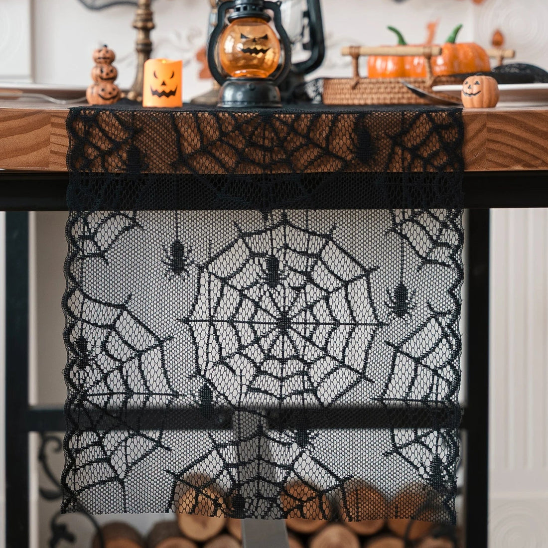 Chemin de Table Toile d’Araignée Design Raffinée