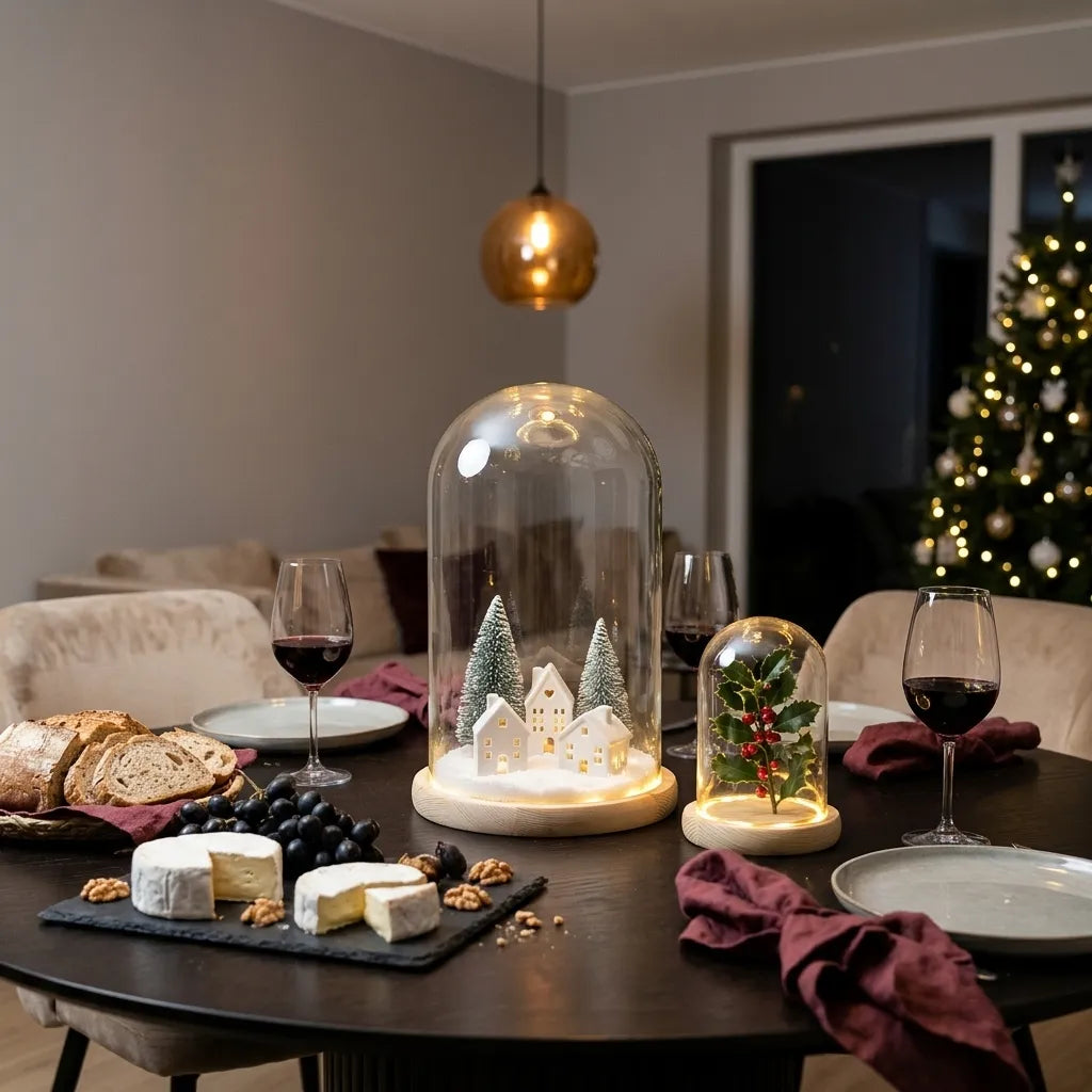 Cloche en Verre Lumineux Cool