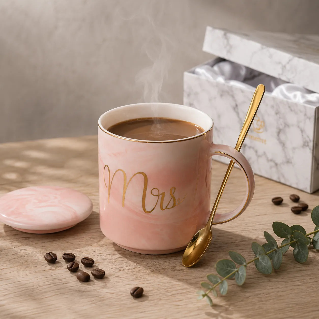 Coffret Mug Mrs Saint-Valentin stylée