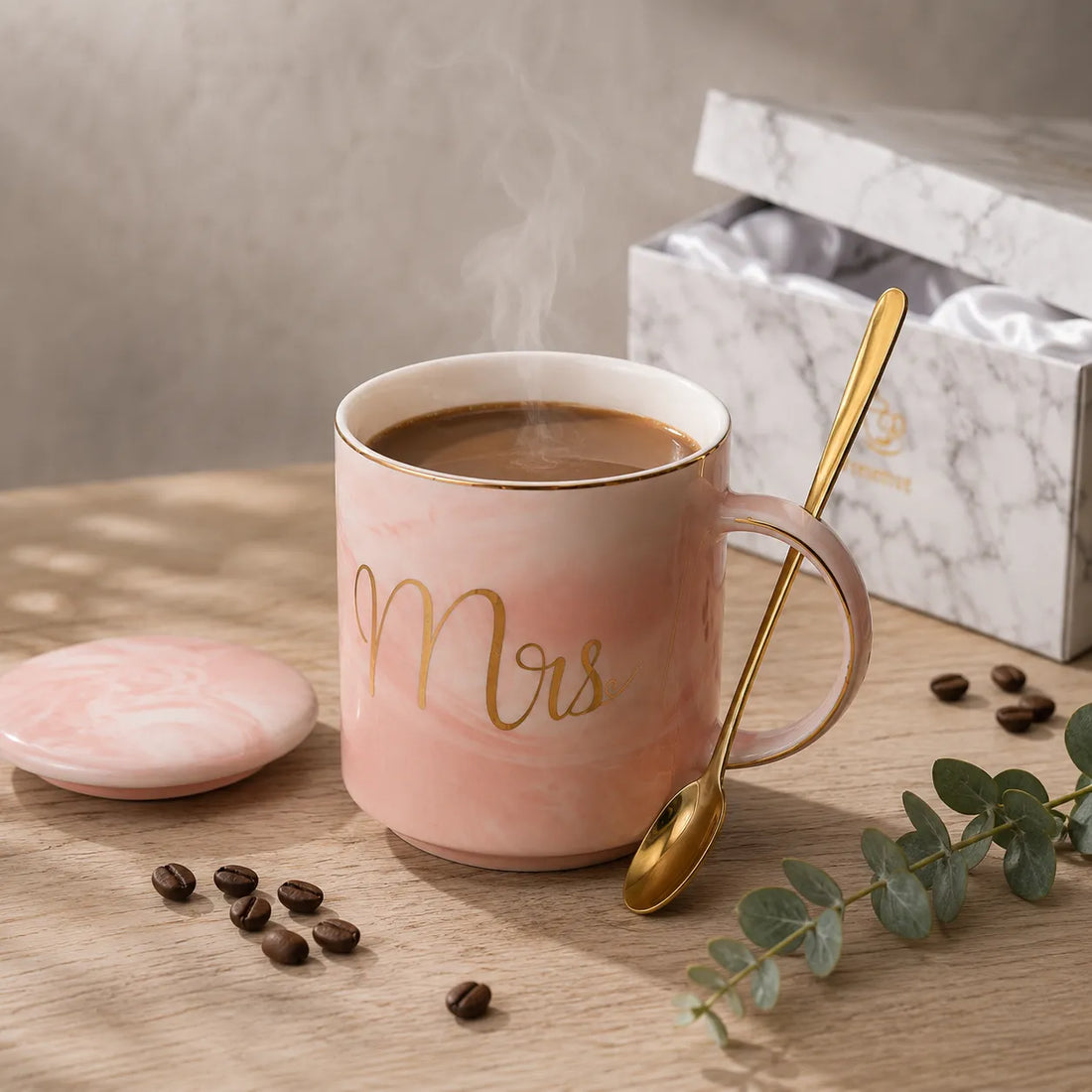 Coffret Mug Mrs Saint-Valentin stylée
