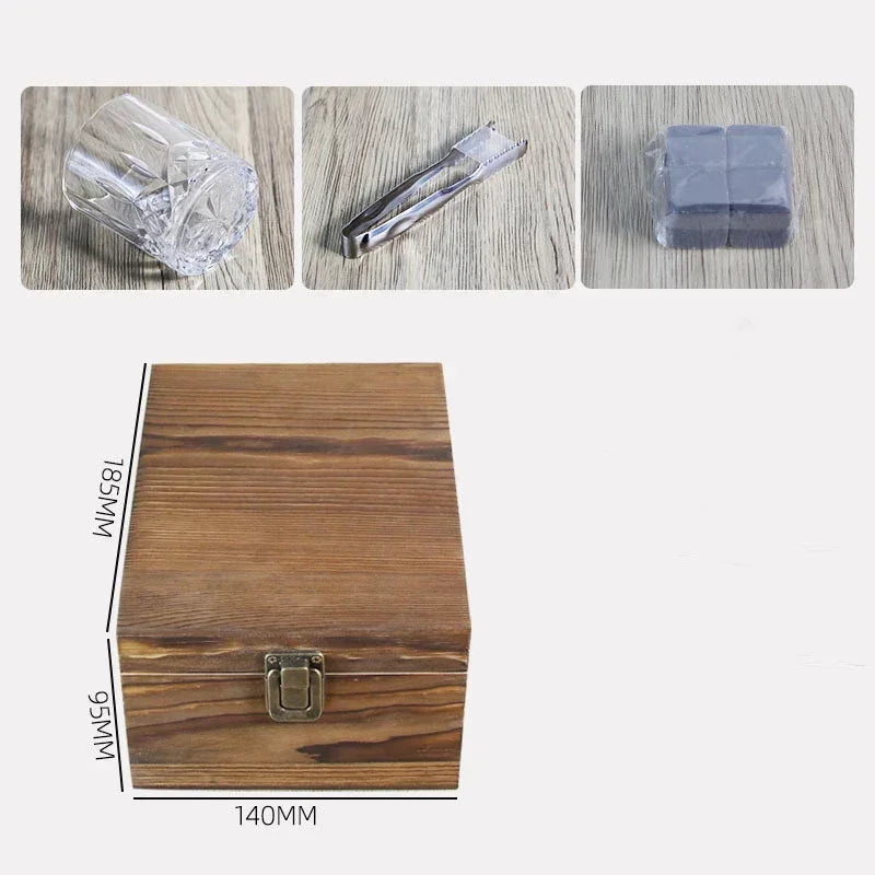 Coffret Verre à Whisky Accessoirisé Minimaliste