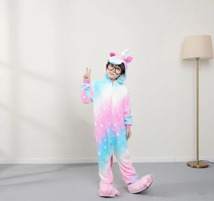 Combinaison Licorne Enfant Pastel