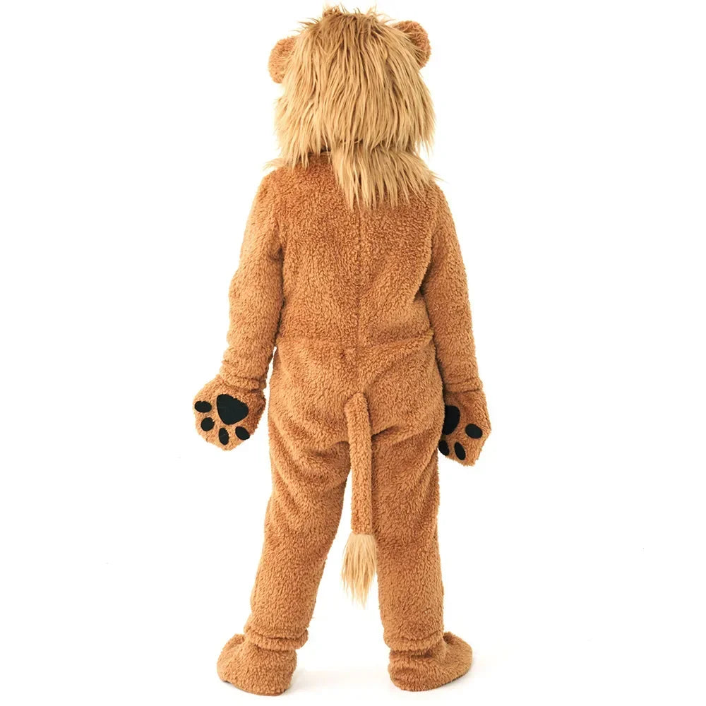Combinaison Lion Douillette avec queue
