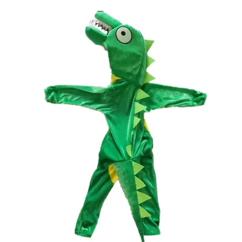 Combinaison Verte Dinosaure Adulte Unique
