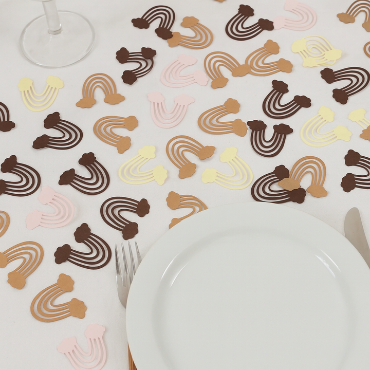 Confettis Anniversaire Arc-en-ciel